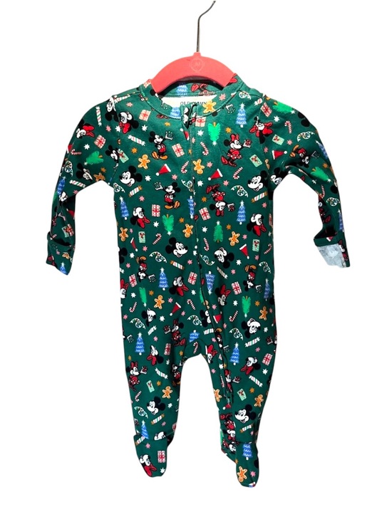 Disney Other - New Old Navy x Disney Baby Footed bodysuit Size 0-3 Months Christmas NWT